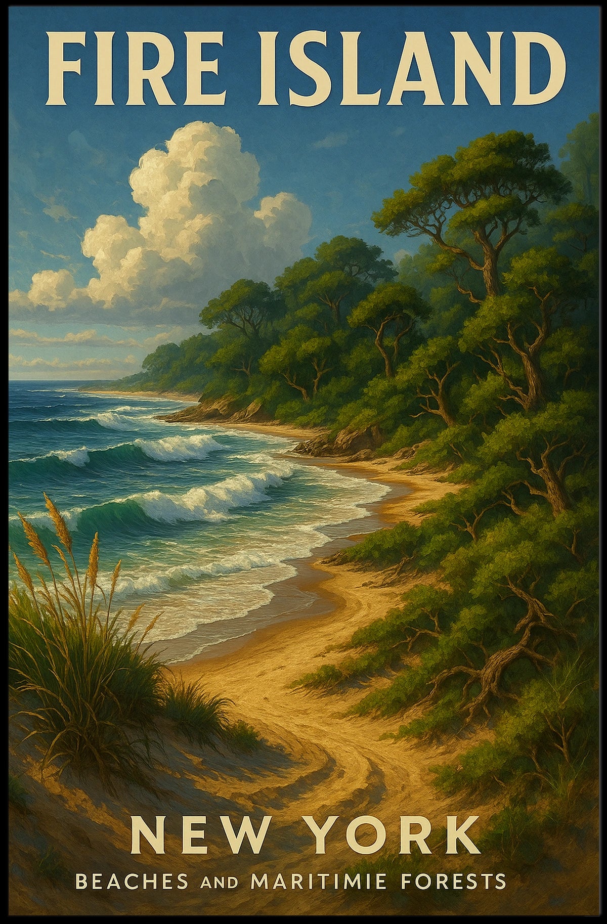 Fire Island New York Poster