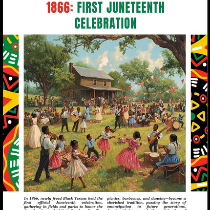 Juneteenth Celebration: A Cultural or Heritage Poster
