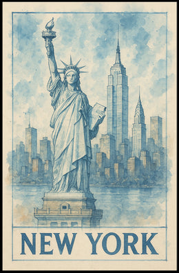 New York Skyline Poster
