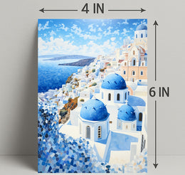 Santorini Serenity Poster