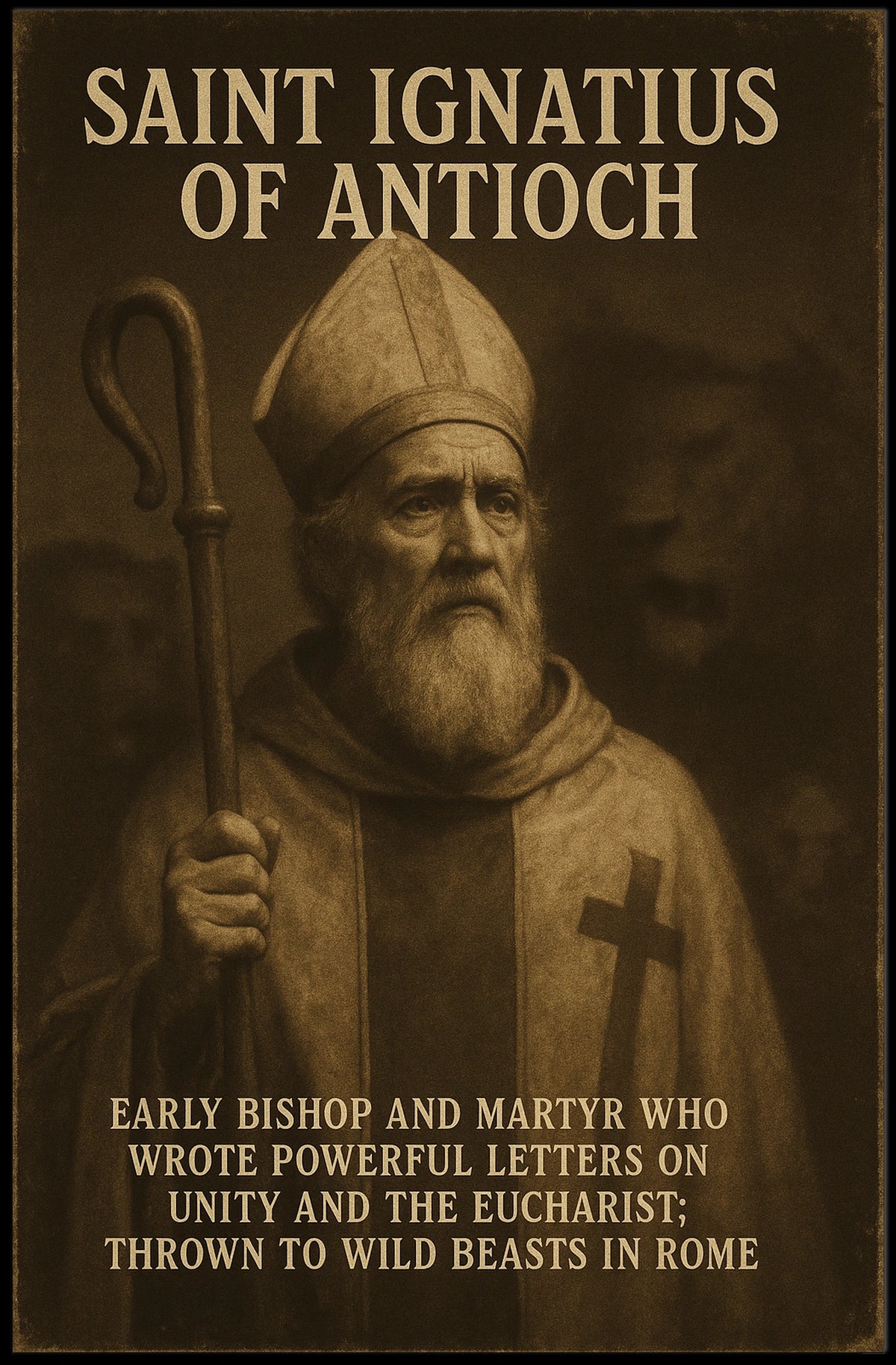 Saint Ignatius Of Antioch Poster