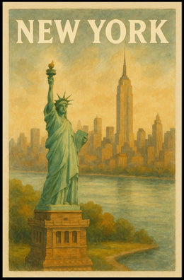 New York Cityscape Poster