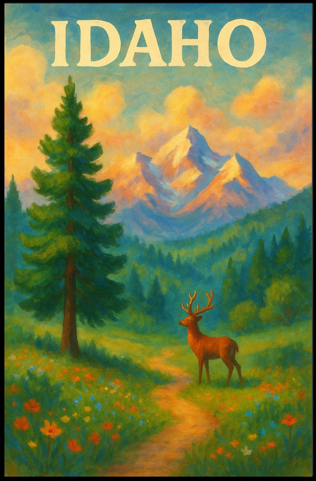Idaho Wilderness Poster