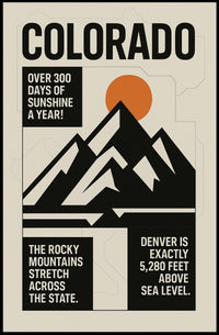 Discover Colorado Wall Art Print Decor PosterGoat