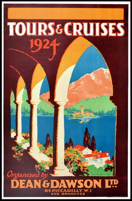 Tours Cruises 1924 Poster