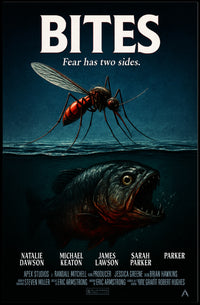 Bites Fear Has Two Sides Poster PosterGoat