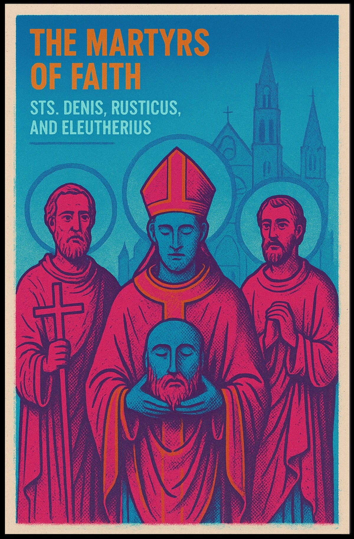 The Martyrs Of Faith Poster