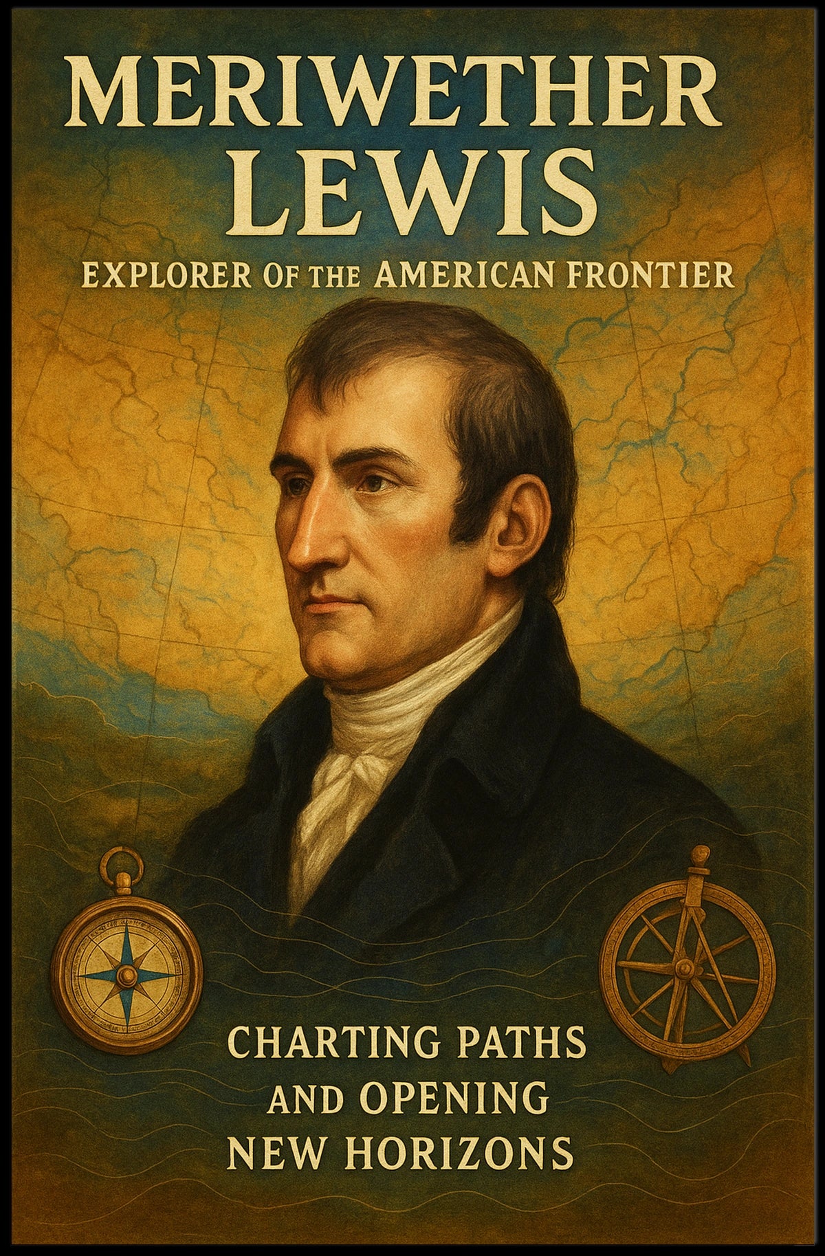 Meriwether Lewis Explorer of the American Frontier Poster