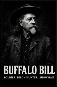 Buffalo Bill Vintage Poster Historic Western Heritage Art