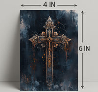 Ornate Gothic Cross Poster