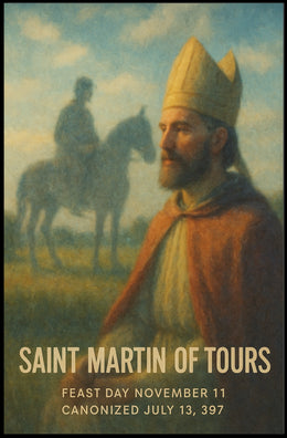 Saint Martin Of Tours Poster