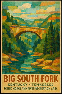 Big South Fork Scenic Area Poster