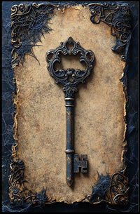 Antique Gothic Key Art Print Poster