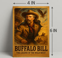 Buffalo Bill Wild West Adventure Poster Wall Art Print