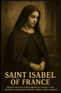 Saint Isabel Of France Poster