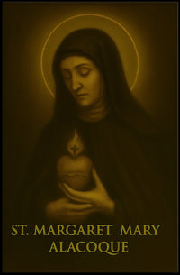St. Margaret Mary Alacoque Poster