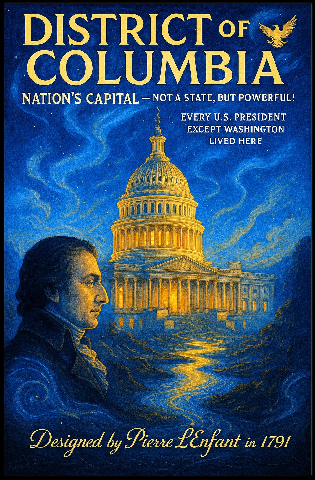 District of Columbia Nation's Capital Poster