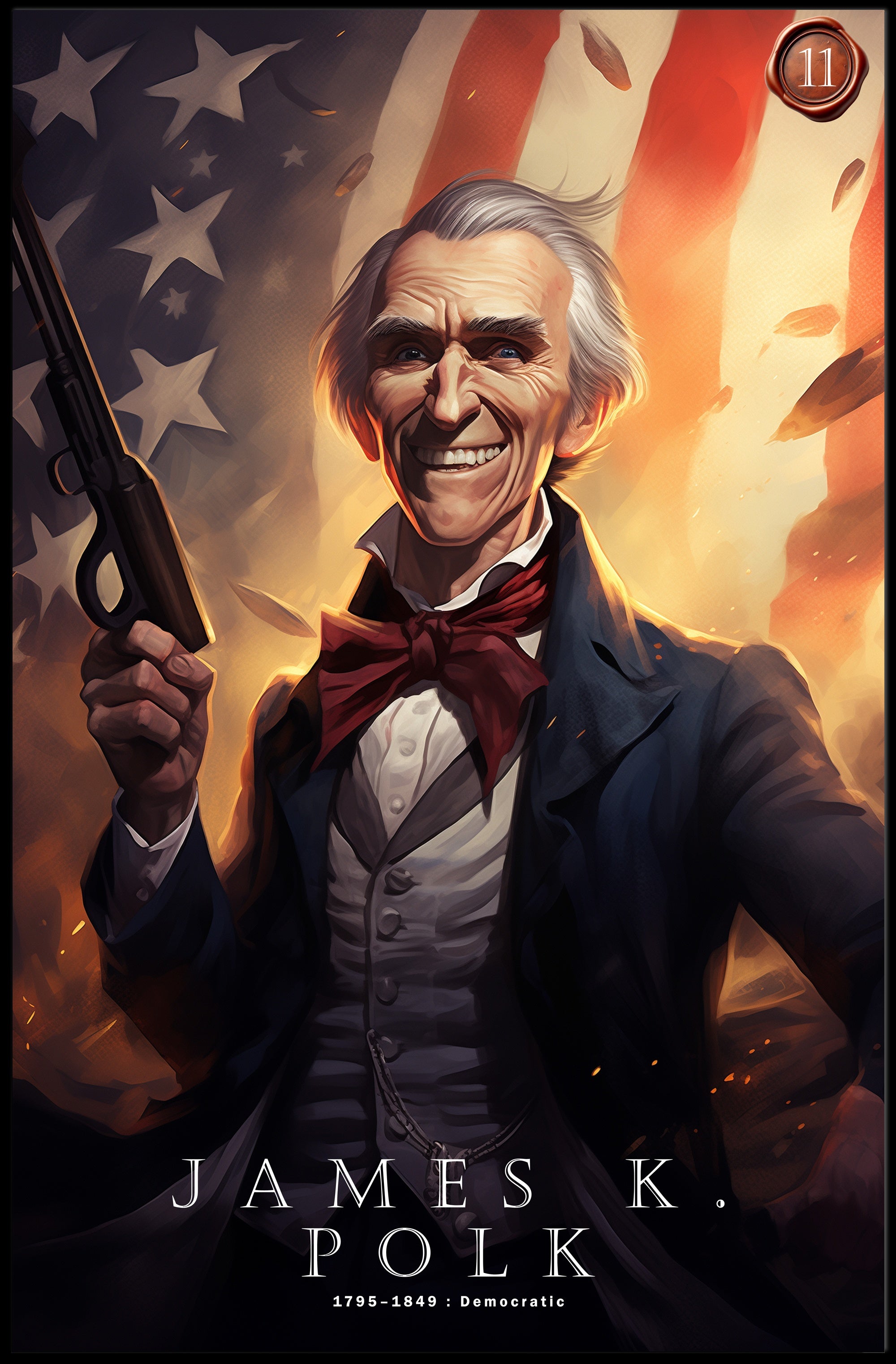 James K. Polk Poster