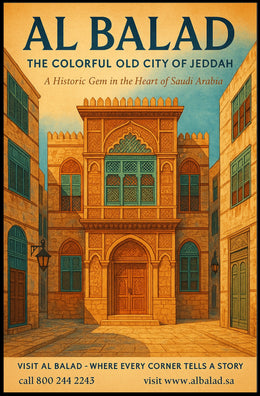 Al Balad The Colorful Old City Of Poster