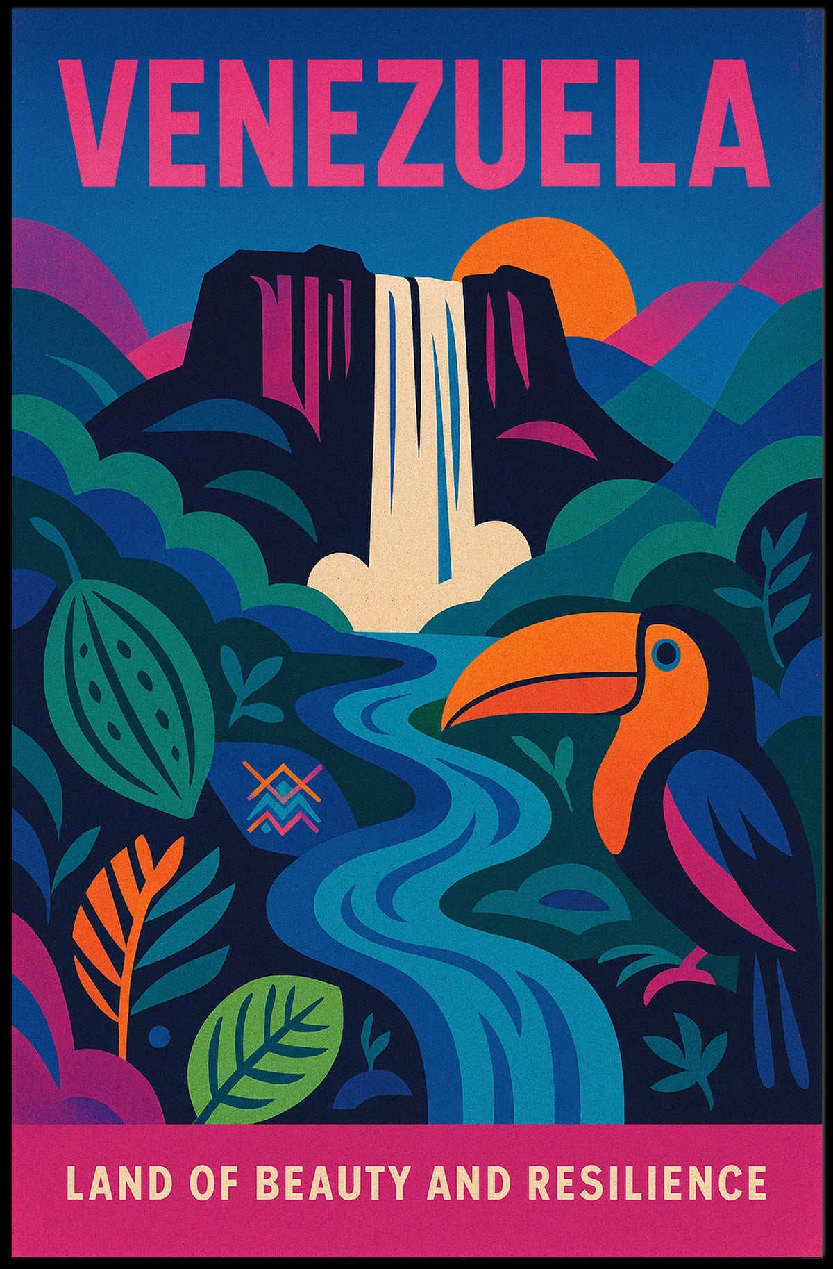 Venezuela Land Of Beauty And Poster