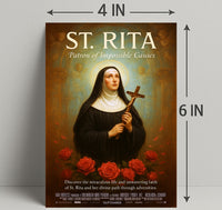 St. Rita  Patron of Impossible Causes Poster PosterGoat