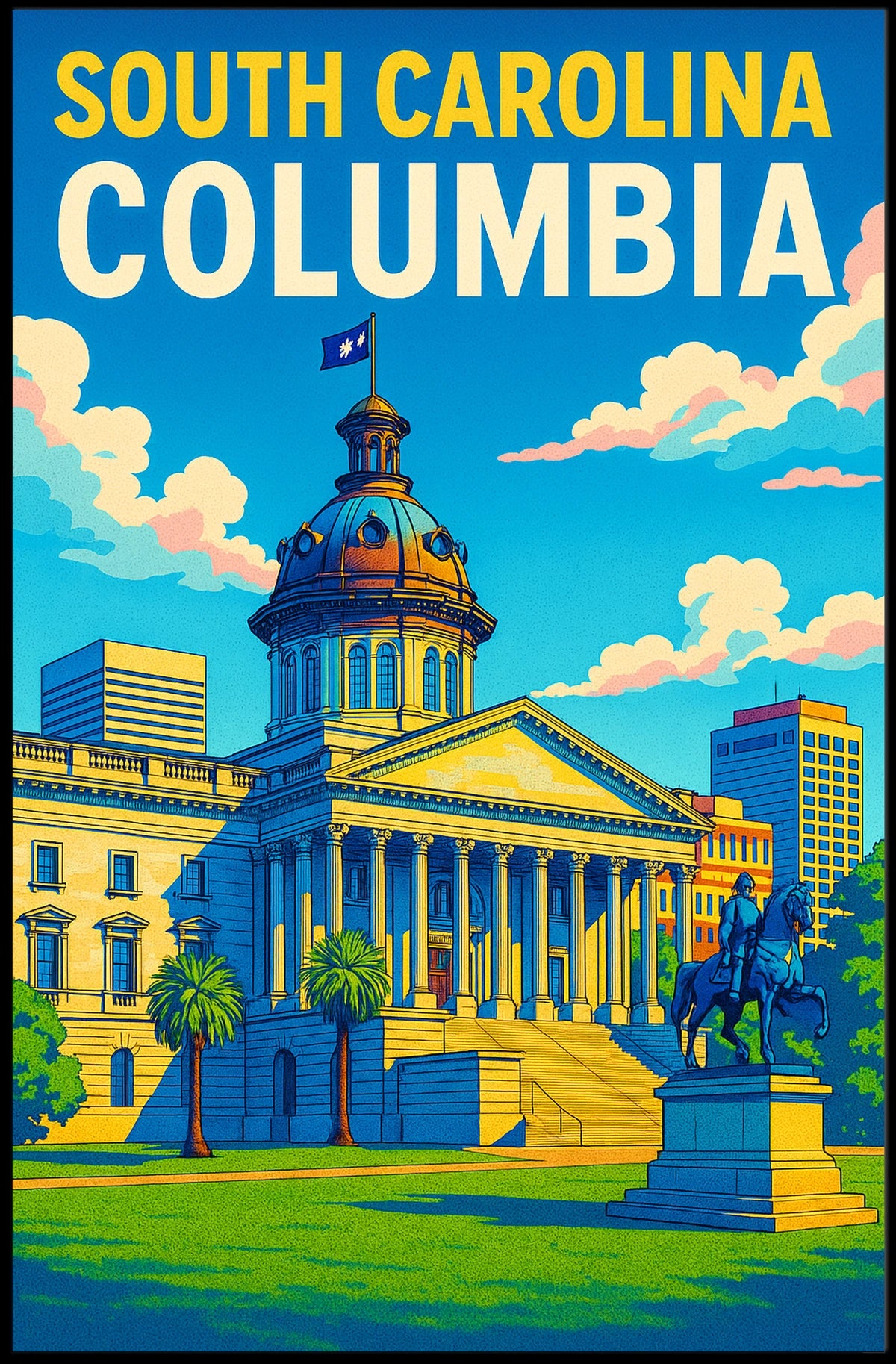Columbia South Carolina Poster