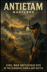 Antietam Civil War Battlefield Poster