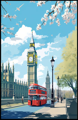 London In Springtime Poster