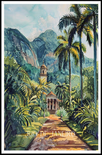 Rio de Janeiro Tropical Travel Poster PosterGoat