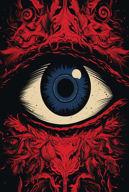 Eye of Observation: Surreal Intricate Abstract Artistic Poster
