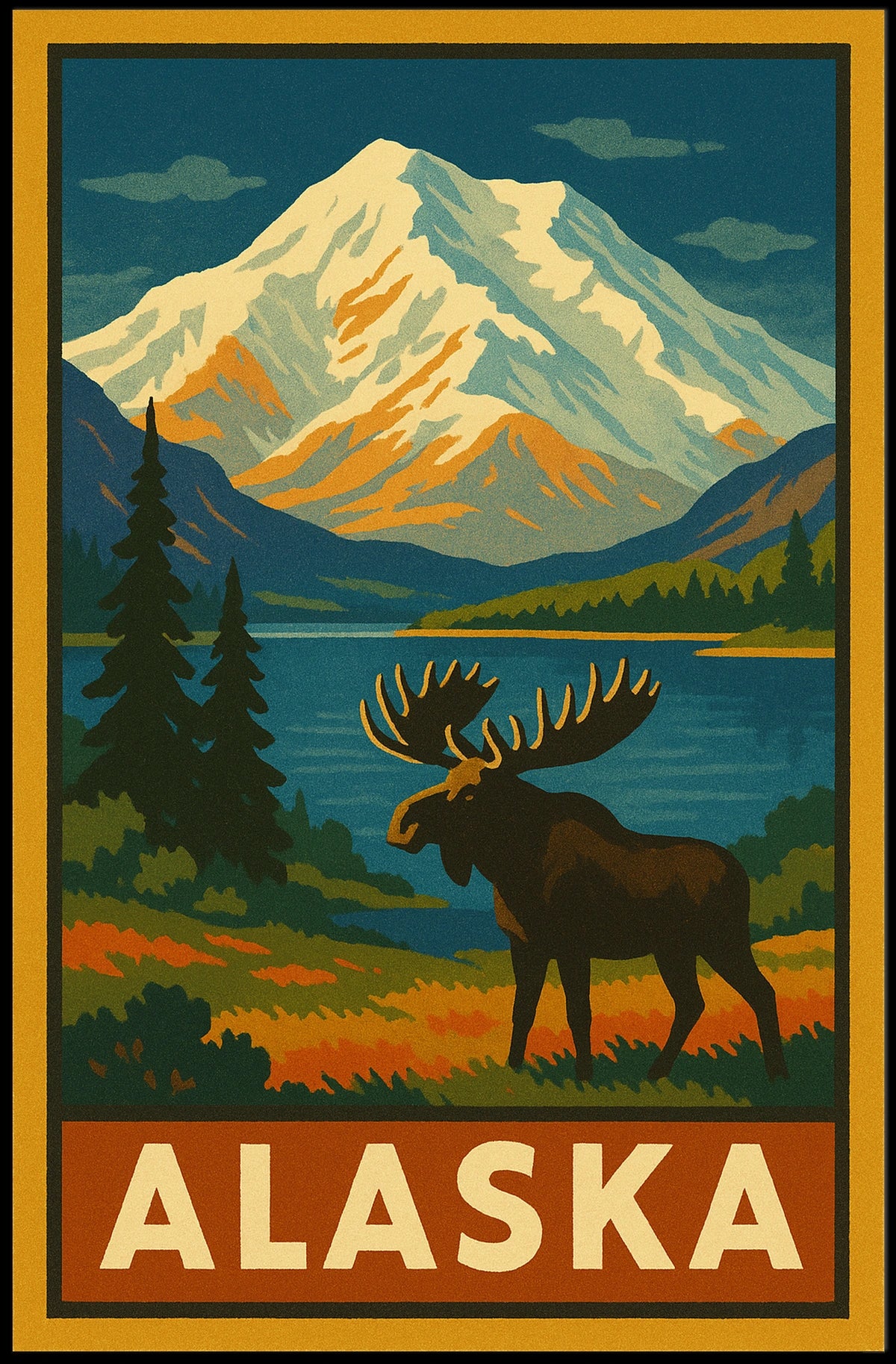 Majestic Alaska Poster