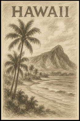 Hawaii Tropical Paradise Poster