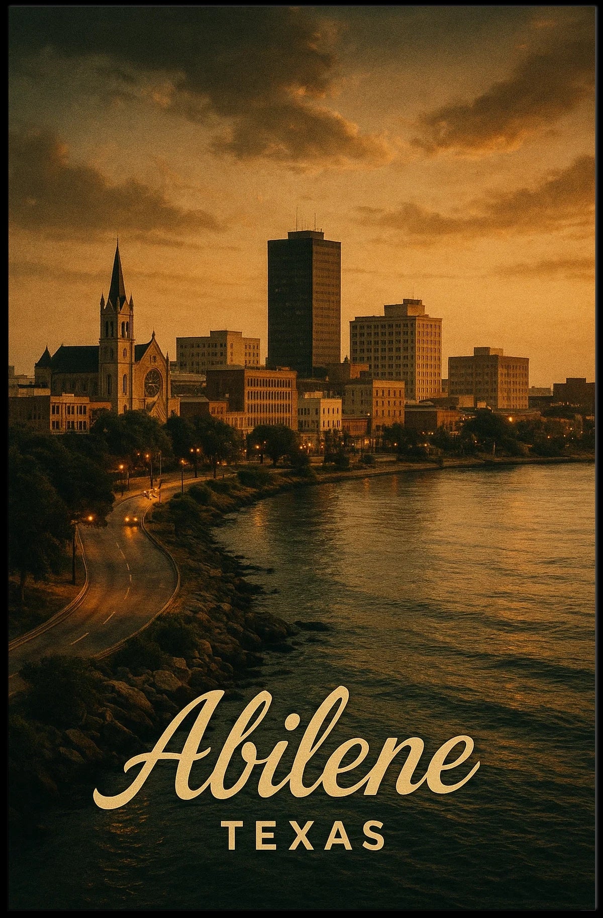 Abilene, Texas Poster