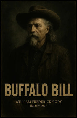 Buffalo Bill Vintage American West Heritage Poster