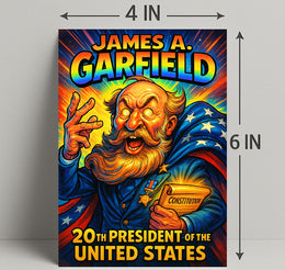 James A. Garfield 20th President Poster PosterGoat