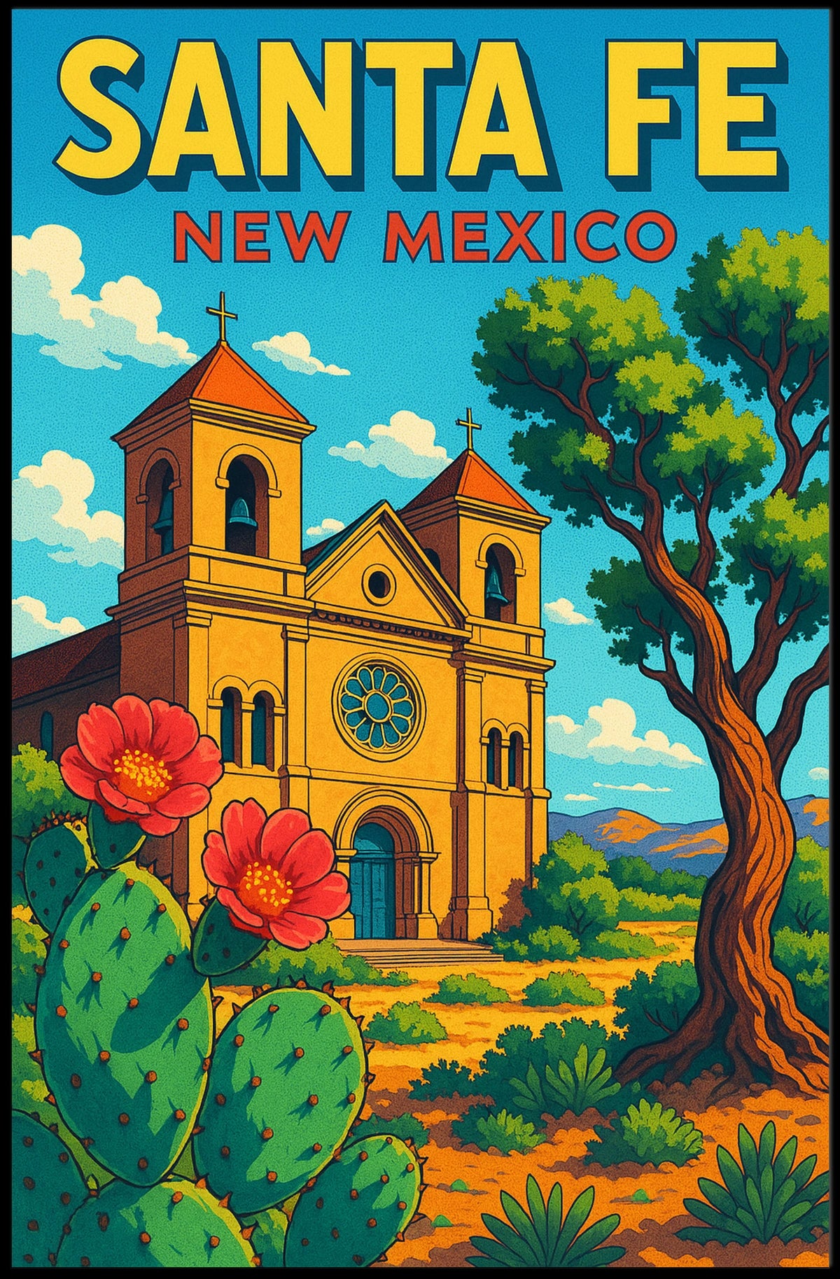 Santa Fe New Mexico Poster