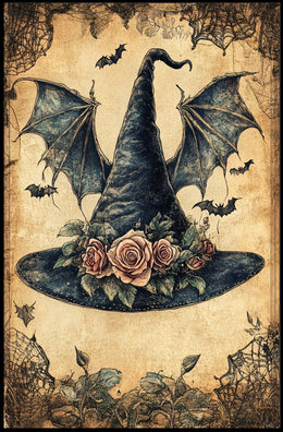 Enchanted WitchS Hat Poster