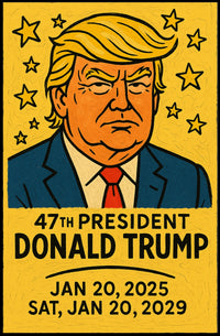 Trump Leadership Pop Art Patriotic Poster