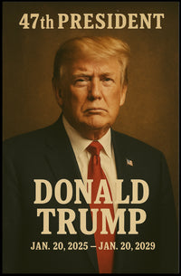 Donald Trump Visionary Leader Photography Realism Patriotic Collector Tribute Edition Poster