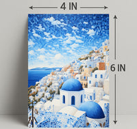 Santorini Serenity Poster