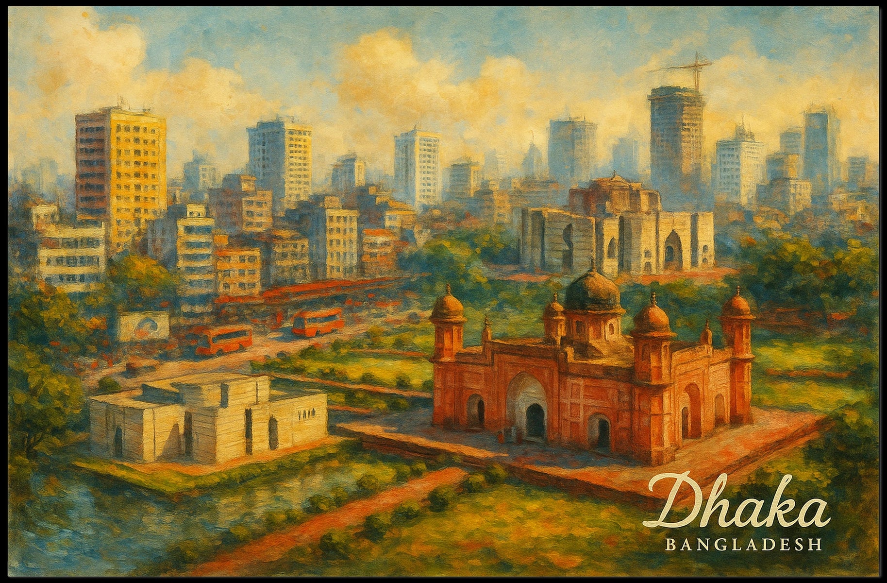 Dhaka, Bangladesh Poster