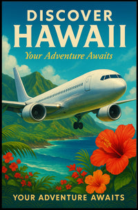 Discover Hawaii Wall Art Print Decor PosterGoat