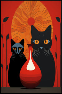 Feline Elegance Poster