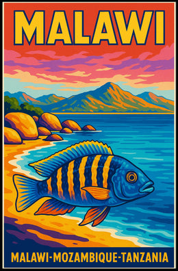 Vibrant Malawi Poster