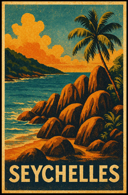 Seychelles Paradise Poster