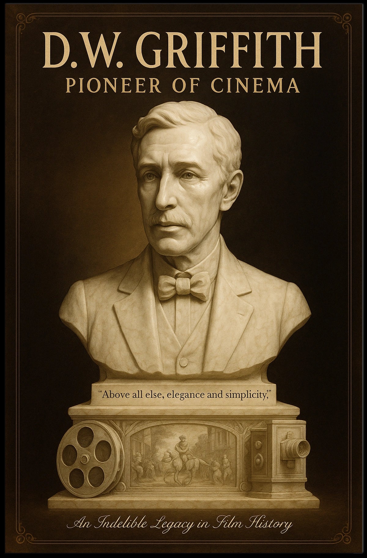 D.W. Griffith Pioneer Of Cinema Poster