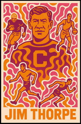 Jim Thorpe Athletic Legend Poster