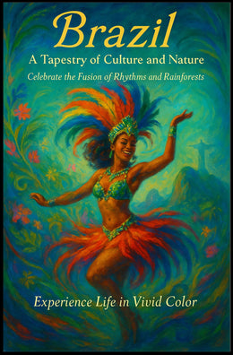 Brazil A Tapestry of Culture and Nature Poster