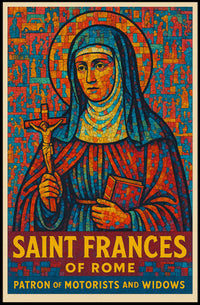 Saint Frances Of Rome Poster