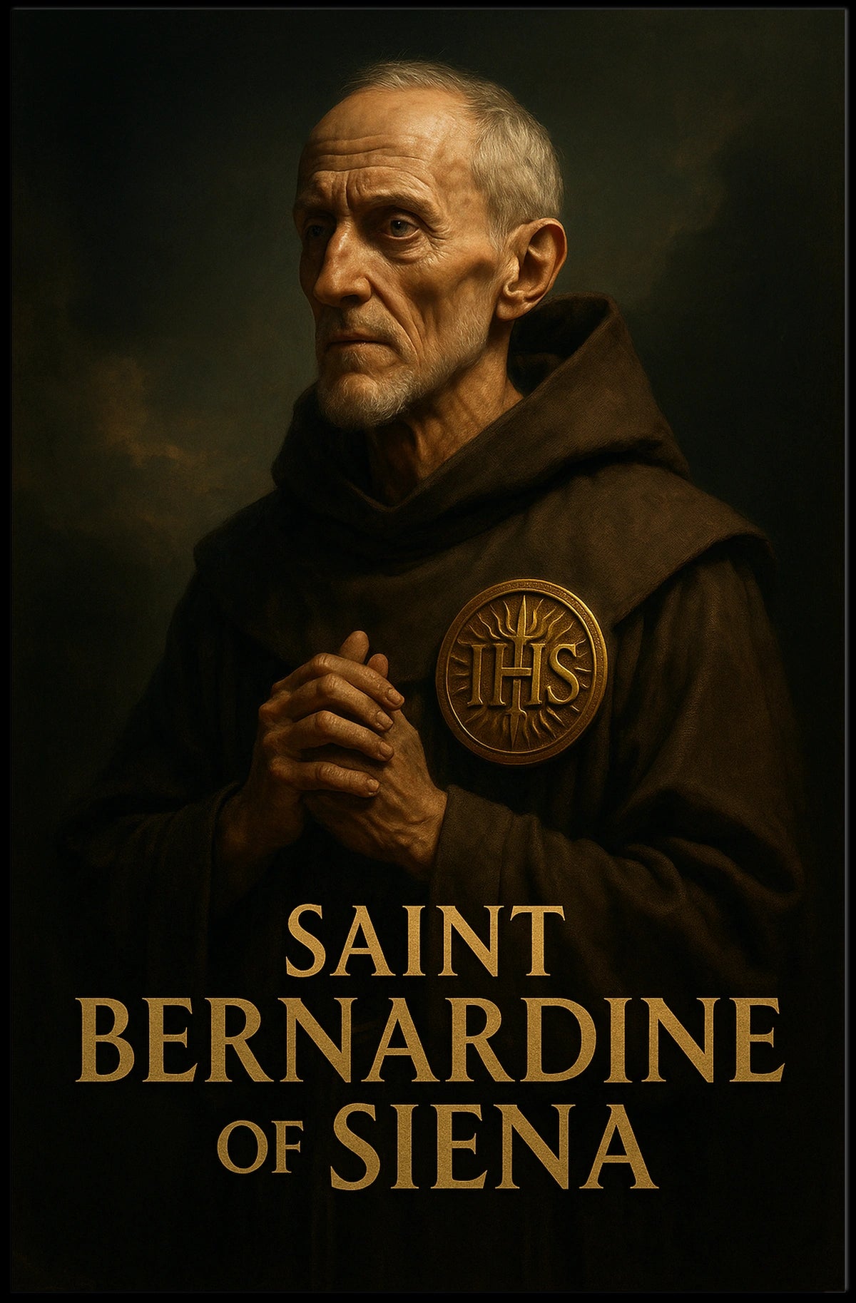 Saint Bernardine Of Siena Poster